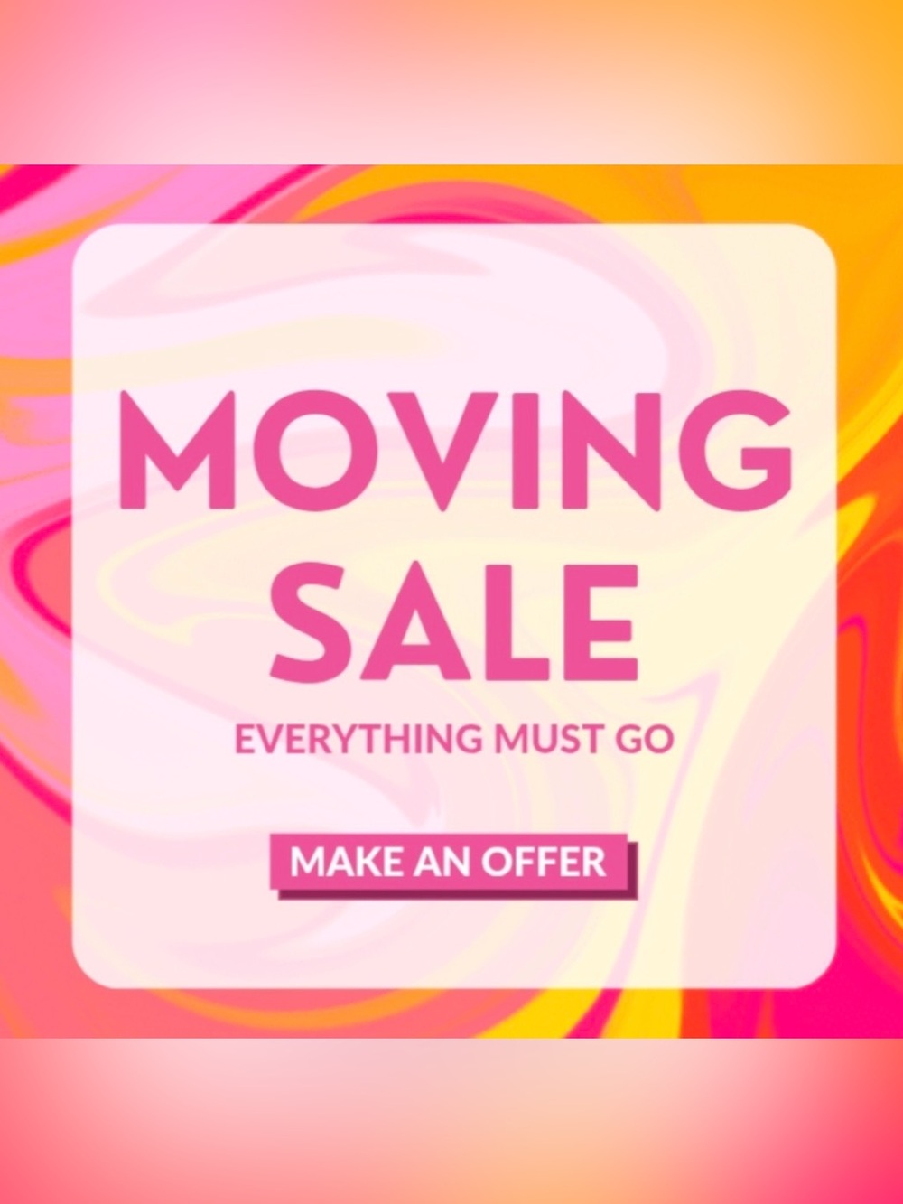 Moving Sale - Bundle & Save